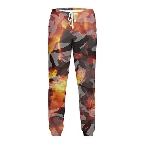 Men's Sweatpants Joggers Trousers Drawstring Side Pockets Elastic Waist Graphic Prints Flame Comfort Breathable Sports Outdoor Casual Daily Streetwear Stylish Orange Micro-elastic / Elasticity
Men's Sweatpants Joggers Trousers Drawstring Side Pockets Elastic Waist Graphic Prints Flame Comfort Breathable Sports Outdoor Casual Daily Streetwear Stylish Orange Micro-elastic / Elasticity
