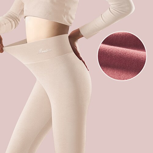 Women's Fleece Pants Tights Leggings Thermal Underwear Purple Rosy Pink khaki High Waist Stylish Soft Daily Weekend High Elasticity Ankle-Length Tummy Control Plain L XL XXL / Skinny
Women's Fleece Pants Tights Leggings Thermal Underwear Purple Rosy Pink khaki High Waist Stylish Soft Daily Weekend High Elasticity Ankle-Length Tummy Control Plain L XL XXL / Skinny