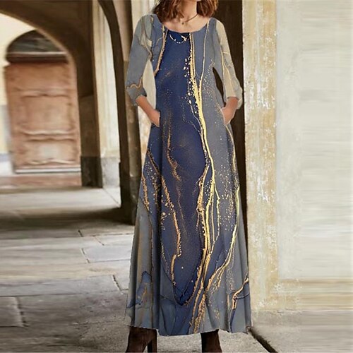 Women's Casual Dress Swing Dress Long Dress Maxi Dress Navy Blue Long Sleeve Floral Pocket Winter Fall Autumn V Neck Winter Dress Fall Dress 2022 S M L XL XXL 3XL
Women's Casual Dress Swing Dress Long Dress Maxi Dress Navy Blue Long Sleeve Floral Pocket Winter Fall Autumn V Neck Winter Dress Fall Dress 2022 S M L XL XXL 3XL
