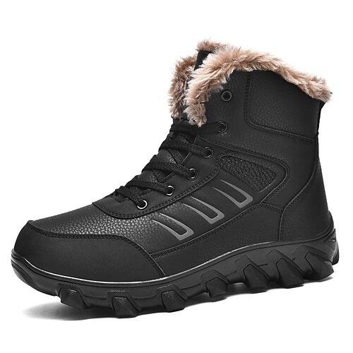 Men's Hiking Shoes Sneakers Fleece Lining Hiking Climbing Leather Winter Black Brown / Round Toe
Men's Hiking Shoes Sneakers Fleece Lining Hiking Climbing Leather Winter Black Brown / Round Toe