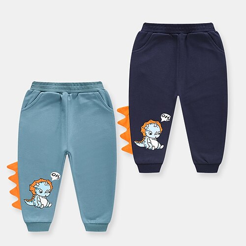 Kids Boys Pants Navy Blue Light Blue Dinosaur Fall Winter Active Casual 2-8 Years
Kids Boys Pants Navy Blue Light Blue Dinosaur Fall Winter Active Casual 2-8 Years