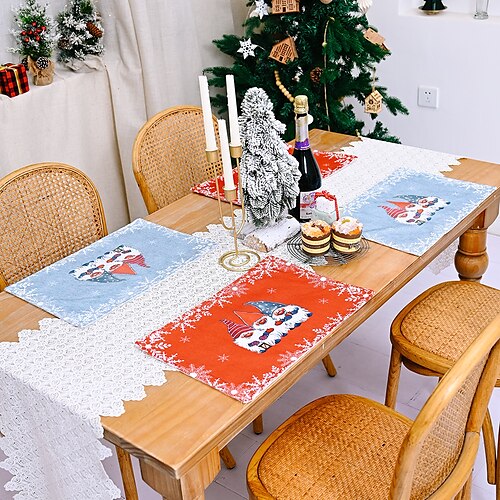 New Forest Old Man Europe and America Snow Mat Festival Hotel Home Restaurant Tableware Decorative Supplies
New Forest Old Man Europe and America Snow Mat Festival Hotel Home Restaurant Tableware Decorative Supplies