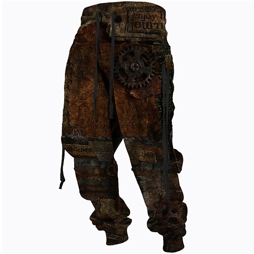 Men's Sweatpants Joggers Trousers Drawstring Elastic Waist Ribbon Graphic Prints Mechanical Parts Comfort Breathable Sports Outdoor Casual Daily Cotton Blend Terry Streetwear Stylish Coffee White
Men's Sweatpants Joggers Trousers Drawstring Elastic Waist Ribbon Graphic Prints Mechanical Parts Comfort Breathable Sports Outdoor Casual Daily Cotton Blend Terry Streetwear Stylish Coffee White