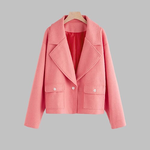Dame Plus størrelse Blazer Knap Lomme Vanlig Formel Kontor Langærmet Aftæpning Normal Vinter Efterår Lyserød L XL XXL 3XL 4XL
Dame Plus størrelse Blazer Knap Lomme Vanlig Formel Kontor Langærmet Aftæpning Normal Vinter Efterår Lyserød L XL XXL 3XL 4XL