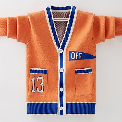 Kids Boys Coat Outerwear Number Long Sleeve Coat Daily Active Blue Orange Winter Fall 4-13 Years
Kids Boys Coat Outerwear Number Long Sleeve Coat Daily Active Blue Orange Winter Fall 4-13 Years