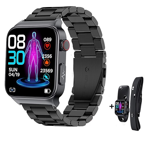 

Cardica Blood Glucose Smart Watch ECG Monitoring Blood Pressure Body Temperature Smartwatch Men IP68 Waterproof Fitness Tracker