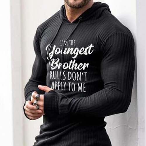Men's Hoodie Black Hooded Graphic Letter Print Sports & Outdoor Streetwear Cool Designer Casual Winter Fall Clothing Apparel Hoodies Sweatshirts Long Sleeve / Spring
Men's Hoodie Black Hooded Graphic Letter Print Sports & Outdoor Streetwear Cool Designer Casual Winter Fall Clothing Apparel Hoodies Sweatshirts Long Sleeve / Spring