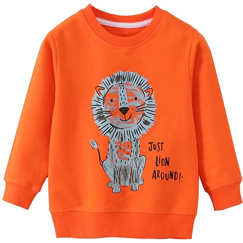 Kids Unisex Sweatshirt Cartoon Outdoor Long Sleeve Fashion Cotton 2-8 Years Winter Orange
Kids Unisex Sweatshirt Cartoon Outdoor Long Sleeve Fashion Cotton 2-8 Years Winter Orange