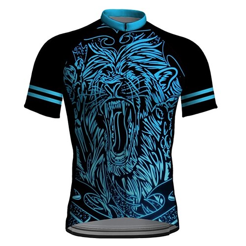 21Grams Men's Cycling Jersey Short Sleeve Bike Jacket Tracksuit Jersey with 3 Rear Pockets Mountain Bike MTB Road Bike Cycling Cycling Breathable Quick Dry Reflective Strips Black Graphic Animal
21Grams Men's Cycling Jersey Short Sleeve Bike Jacket Tracksuit Jersey with 3 Rear Pockets Mountain Bike MTB Road Bike Cycling Cycling Breathable Quick Dry Reflective Strips Black Graphic Animal