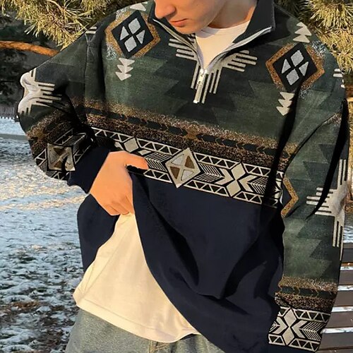 Homme Unisexe Sweat zippé Sweat Vert Demi fermeture éclair Imprimés Photos Zippé Imprimer du quotidien Des sports 3D effet Bohème Design Casual Printemps Automne Vêtement Tenue Pulls Capuche Pulls
Homme Unisexe Sweat zippé Sweat Vert Demi fermeture éclair Imprimés Photos Zippé Imprimer du quotidien Des sports 3D effet Bohème Design Casual Printemps Automne Vêtement Tenue Pulls Capuche Pulls