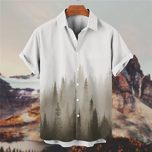 Men's Shirt Graphic Shirt Tree Turndown White 3D Print Outdoor Street Short Sleeves Button-Down Print Clothing Apparel Fashion Designer Casual Breathable / Summer / Spring / Summer
Men's Shirt Graphic Shirt Tree Turndown White 3D Print Outdoor Street Short Sleeves Button-Down Print Clothing Apparel Fashion Designer Casual Breathable / Summer / Spring / Summer