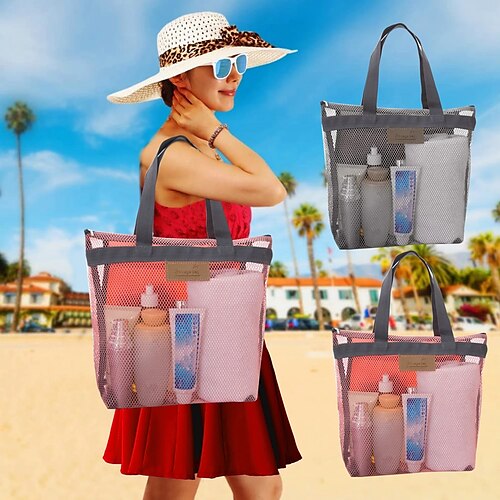 Women Beach Gym Bath Cosmetic Bag Set Makeup Mesh Toiletry Bags Men Wash Organizer Portable Pouch Case
Women Beach Gym Bath Cosmetic Bag Set Makeup Mesh Toiletry Bags Men Wash Organizer Portable Pouch Case