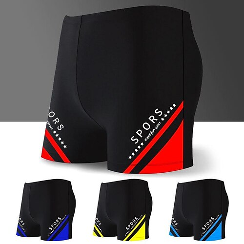 Men's Swim Shorts Athletic Swimwear Bathing Suit Bottoms Swimming Surfing Racing Letter Swimwear Breathable Quick Dry Lightweight Polyester Beach Wear / Patchwork
Men's Swim Shorts Athletic Swimwear Bathing Suit Bottoms Swimming Surfing Racing Letter Swimwear Breathable Quick Dry Lightweight Polyester Beach Wear / Patchwork