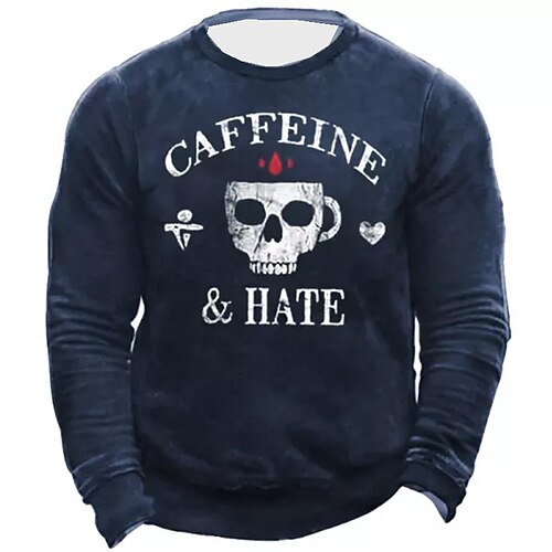 Men's Unisex Sweatshirt Pullover Skull Letter Graphic Prints Print Daily Sports Holiday 3D Print Streetwear Designer Casual Clothing Apparel Hoodies Sweatshirts Long Sleeve Navy Blue
Men's Unisex Sweatshirt Pullover Skull Letter Graphic Prints Print Daily Sports Holiday 3D Print Streetwear Designer Casual Clothing Apparel Hoodies Sweatshirts Long Sleeve Navy Blue
