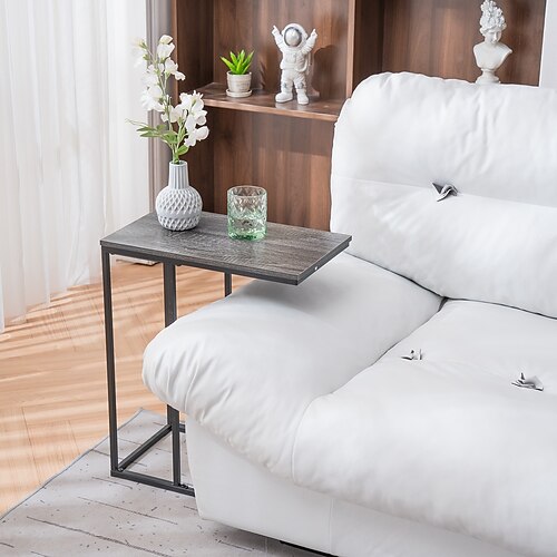 482858cm C Type Single Layer MDF Iron Rectangle Grey Triamine Side Table Black Spray
482858cm C Type Single Layer MDF Iron Rectangle Grey Triamine Side Table Black Spray