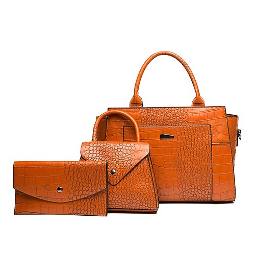 Women's Bag Sets Bag Set PU Leather Zipper Geometric Going out Office & Career Green Brown Rose Red Black
Women's Bag Sets Bag Set PU Leather Zipper Geometric Going out Office & Career Green Brown Rose Red Black