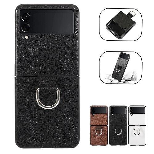 Phone Case For Samsung Galaxy Flip Z Flip 4 Z Flip 3 Flip Case with Ring Solid Colored PU Leather
Phone Case For Samsung Galaxy Flip Z Flip 4 Z Flip 3 Flip Case with Ring Solid Colored PU Leather