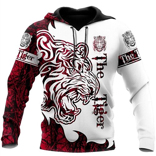 Men's Unisex Pullover Hoodie Sweatshirt Red Brown Hooded Tiger Knights Templar Graphic Prints Print Daily Sports 3D Print Streetwear Designer Casual Spring & Fall Clothing Apparel Hoodies
Men's Unisex Pullover Hoodie Sweatshirt Red Brown Hooded Tiger Knights Templar Graphic Prints Print Daily Sports 3D Print Streetwear Designer Casual Spring & Fall Clothing Apparel Hoodies