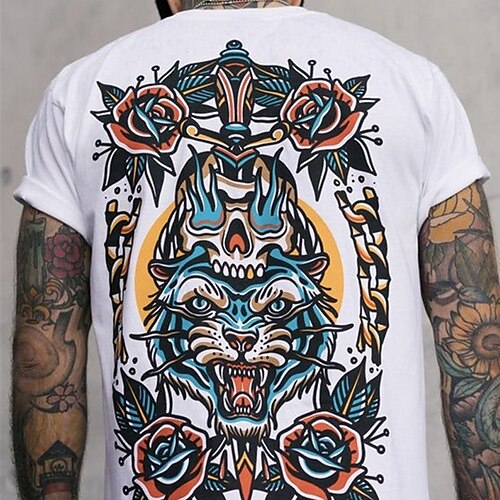Men's Unisex T shirt Tee Animal Graphic Prints Crew Neck White Short Sleeve 3D Print Outdoor Street Print Tops Sports Designer Casual Big and Tall / Summer / Summer
Men's Unisex T shirt Tee Animal Graphic Prints Crew Neck White Short Sleeve 3D Print Outdoor Street Print Tops Sports Designer Casual Big and Tall / Summer / Summer