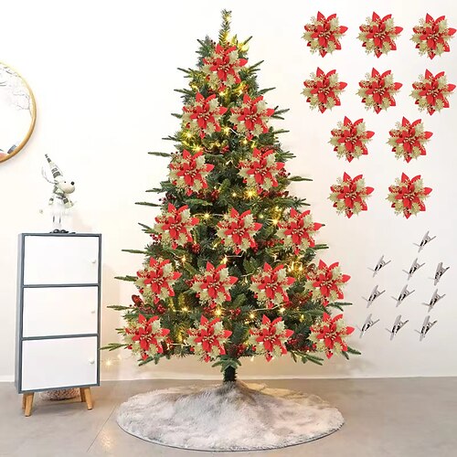 10pcs Christmas Decorations / Holiday Christmas Ornaments, Holiday Decorations Party Garden Wedding Decoration 1414 cm
10pcs Christmas Decorations / Holiday Christmas Ornaments, Holiday Decorations Party Garden Wedding Decoration 1414 cm