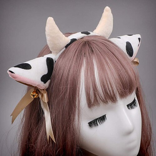 Cow Ears Headband Cow Costume Cow Ears Cosplay Cow Ears Costume Halloween Party Pprops for Kids Women Men
Cow Ears Headband Cow Costume Cow Ears Cosplay Cow Ears Costume Halloween Party Pprops for Kids Women Men