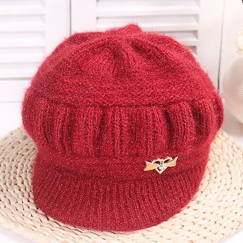 Women's Hat Beret Hat Purple Pink Wine Outdoor Street Dailywear Knit Pure Color Comfort Warm Breathable
Women's Hat Beret Hat Purple Pink Wine Outdoor Street Dailywear Knit Pure Color Comfort Warm Breathable