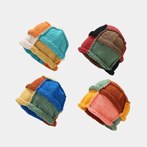 Fashion Women Beanie Hat Handmade Color Matching Basin Hat Autumn Winter Hip Hop Girls Warm Knitted Hat
Fashion Women Beanie Hat Handmade Color Matching Basin Hat Autumn Winter Hip Hop Girls Warm Knitted Hat