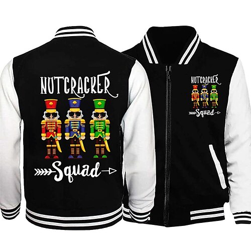 Kids Boys Nutcracker Coat Outerwear Cartoon Letter Long Sleeve Zipper Coat Daily Streetwear Sport Black Winter Fall 3-12 Years
Kids Boys Nutcracker Coat Outerwear Cartoon Letter Long Sleeve Zipper Coat Daily Streetwear Sport Black Winter Fall 3-12 Years