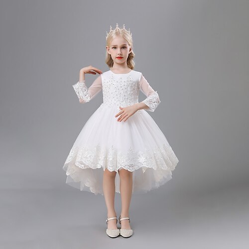 Kids Little Girls' Dress Solid Colored Flower A Line Dress Party Special Occasion Embroidered White Midi 3/4 Length Sleeve Cute Princess Dresses Spring Summer Slim 3-12 Years
Kids Little Girls' Dress Solid Colored Flower A Line Dress Party Special Occasion Embroidered White Midi 3/4 Length Sleeve Cute Princess Dresses Spring Summer Slim 3-12 Years