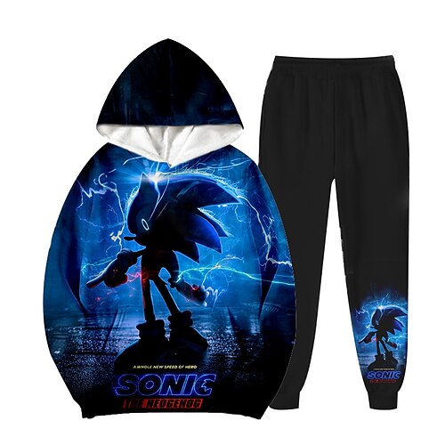 Kids Boys Hoodie Pants HoodieSet Clothing Set 2 Pieces Long Sleeve Blue Cartoon Letter Print Street Vacation Outdoor Fashion Comfort Cool Daily 3-12 Years
Kids Boys Hoodie Pants HoodieSet Clothing Set 2 Pieces Long Sleeve Blue Cartoon Letter Print Street Vacation Outdoor Fashion Comfort Cool Daily 3-12 Years