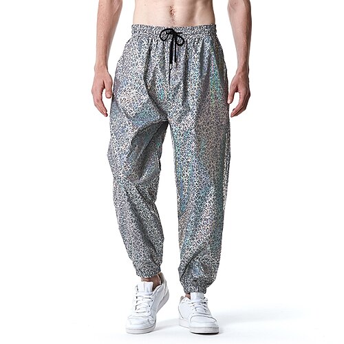 Men's Joggers Slacks Trousers Casual Pants Shiny Pants Drawstring Solid Colored Party Club Fashion Glitters 1 2
Men's Joggers Slacks Trousers Casual Pants Shiny Pants Drawstring Solid Colored Party Club Fashion Glitters 1 2
