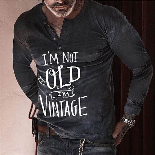 Homme T shirt Tee Chemise Henley Shirt Tee Graphic Lettre Slogan Henley Noir 3D effet Grande Taille Extérieur du quotidien Manches Longues Bouton bas Imprimer Vêtement Tenue basique Design Classique
Homme T shirt Tee Chemise Henley Shirt Tee Graphic Lettre Slogan Henley Noir 3D effet Grande Taille Extérieur du quotidien Manches Longues Bouton bas Imprimer Vêtement Tenue basique Design Classique