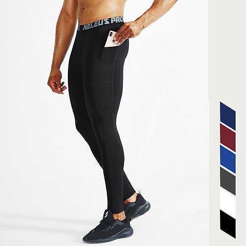 Men's Running Tights Leggings Compression Pants Side Pockets Compression Clothing Athletic Athleisure Winter Spandex Breathable Quick Dry Moisture Wicking Fitness Gym Workout Running Sportswear
Men's Running Tights Leggings Compression Pants Side Pockets Compression Clothing Athletic Athleisure Winter Spandex Breathable Quick Dry Moisture Wicking Fitness Gym Workout Running Sportswear