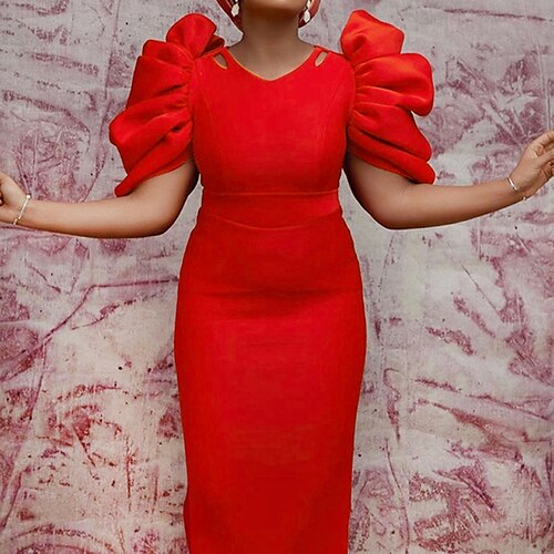 Women's Plus Size Party Dress Pure Color V Neck Short Sleeve Fall Winter Stylish Sexy Prom Dress Maxi long Dress Party Vacation Dress
Women's Plus Size Party Dress Pure Color V Neck Short Sleeve Fall Winter Stylish Sexy Prom Dress Maxi long Dress Party Vacation Dress