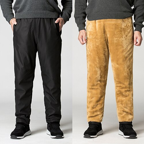 Men's Sherpa Winter Pants Trousers Casual Pants Pocket Elastic Waist Solid Colored Comfort Soft Home Daily Classic Casual / Sporty Navy Blue Black Micro-elastic / Elasticity
Men's Sherpa Winter Pants Trousers Casual Pants Pocket Elastic Waist Solid Colored Comfort Soft Home Daily Classic Casual / Sporty Navy Blue Black Micro-elastic / Elasticity