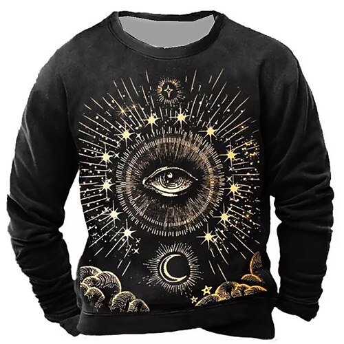 Men's Unisex Sweatshirt Pullover Black Crew Neck Moon Graphic Prints Stars Print Daily Sports Holiday 3D Print Streetwear Designer Casual Spring & Fall Clothing Apparel Hoodies Sweatshirts Long
Men's Unisex Sweatshirt Pullover Black Crew Neck Moon Graphic Prints Stars Print Daily Sports Holiday 3D Print Streetwear Designer Casual Spring & Fall Clothing Apparel Hoodies Sweatshirts Long
