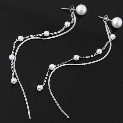 1 Pair Hoop Earrings For Women's Birthday Street Gift Imitation Pearl Alloy Drop Fashion
1 Pair Hoop Earrings For Women's Birthday Street Gift Imitation Pearl Alloy Drop Fashion