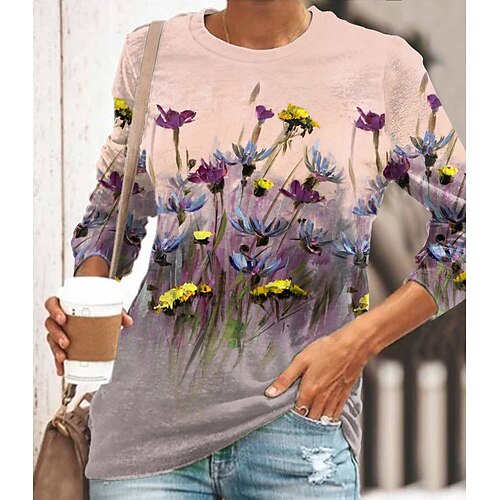Women's Crop Tshirt Galaxy Graphic Flower Print Round Neck Tops Basic Basic Top Black
Women's Crop Tshirt Galaxy Graphic Flower Print Round Neck Tops Basic Basic Top Black