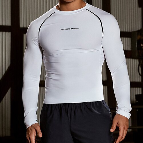 Men's Running T-Shirt Compression Shirt Long Sleeve Compression Clothing Athletic Winter High Neck Lycra Quick Dry Sweat Out Ultra thin Yoga Hiking Cycling Sportswear Activewear Black White
Men's Running T-Shirt Compression Shirt Long Sleeve Compression Clothing Athletic Winter High Neck Lycra Quick Dry Sweat Out Ultra thin Yoga Hiking Cycling Sportswear Activewear Black White