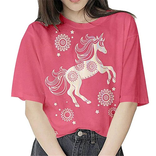 Kids Girls' T shirt Animal Outdoor 3D Print Short Sleeve Crewneck Active 3-12 Years Spring Green Purple Pink
Kids Girls' T shirt Animal Outdoor 3D Print Short Sleeve Crewneck Active 3-12 Years Spring Green Purple Pink