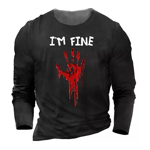 Men's Unisex T shirt Tee Letter Graphic Prints Hand Crew Neck Green Blue Gray Black 3D Print Outdoor Street Long Sleeve Print Clothing Apparel Basic Sports Designer Casual
Men's Unisex T shirt Tee Letter Graphic Prints Hand Crew Neck Green Blue Gray Black 3D Print Outdoor Street Long Sleeve Print Clothing Apparel Basic Sports Designer Casual