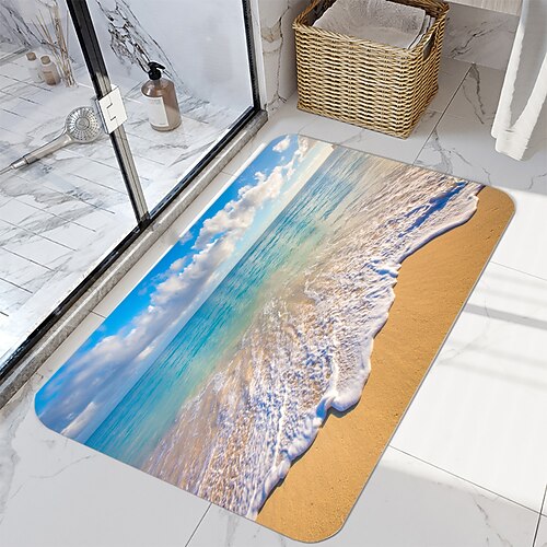 Sunshine Wave Series Digital Printing Floor Mat Modern Bath Mats Nonwoven / Memory Foam Novelty Bathroom
Sunshine Wave Series Digital Printing Floor Mat Modern Bath Mats Nonwoven / Memory Foam Novelty Bathroom