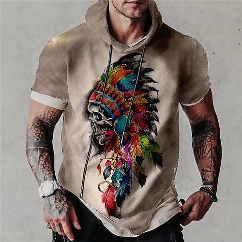 Men's Unisex Pullover Hoodie Sweatshirt Hooded Skull Graphic Prints Print Sports Outdoor Daily Sports 3D Print Streetwear Designer Casual Clothing Apparel Hoodies Sweatshirts Short Sleeve Brown
Men's Unisex Pullover Hoodie Sweatshirt Hooded Skull Graphic Prints Print Sports Outdoor Daily Sports 3D Print Streetwear Designer Casual Clothing Apparel Hoodies Sweatshirts Short Sleeve Brown