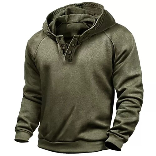 Men's Pullover Hoodie Sweatshirt Pullover Army Green Hooded Solid Color Sports Outdoor Streetwear Streetwear Casual Military Spring Clothing Apparel Hoodies Sweatshirts Long Sleeve / Winter / Fall
Men's Pullover Hoodie Sweatshirt Pullover Army Green Hooded Solid Color Sports Outdoor Streetwear Streetwear Casual Military Spring Clothing Apparel Hoodies Sweatshirts Long Sleeve / Winter / Fall