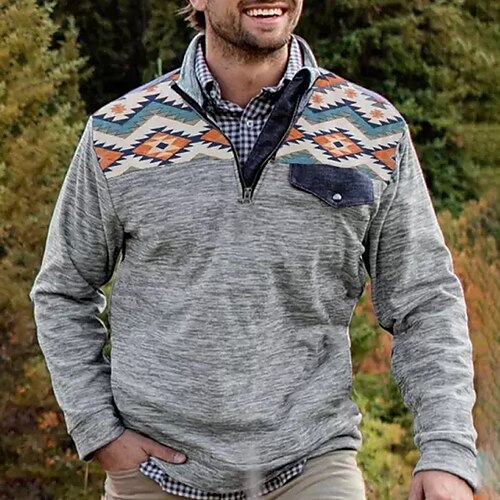Hombre Sudadera Pull-over Gris Cuello Mao Graphic Geométrico Estampado Deporte Diario Deportes Estampado en caliente Básico Design Casual Otoño Primavera Ropa Sudaderas con capucha Sudaderas Manga
Hombre Sudadera Pull-over Gris Cuello Mao Graphic Geométrico Estampado Deporte Diario Deportes Estampado en caliente Básico Design Casual Otoño Primavera Ropa Sudaderas con capucha Sudaderas Manga