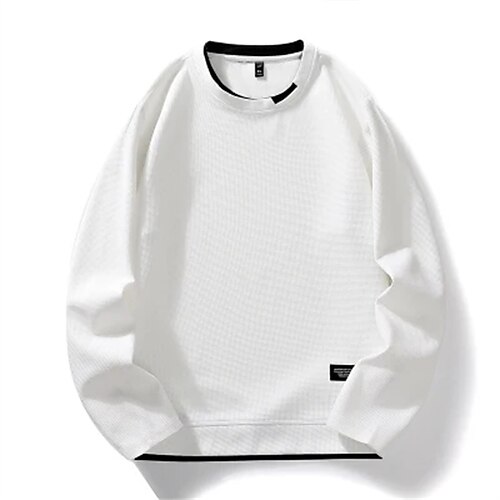 Men's Sweatshirt Pullover Round Neck Letter Plain Casual Daily Designer Casual Hoodies Sweatshirts Long Sleeve White Black
Men's Sweatshirt Pullover Round Neck Letter Plain Casual Daily Designer Casual Hoodies Sweatshirts Long Sleeve White Black