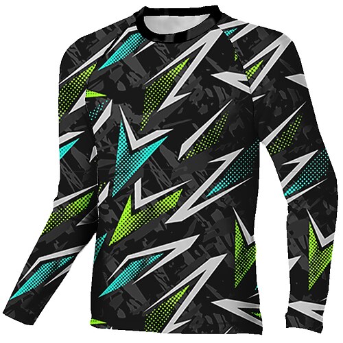 Men's Downhill Jersey Long Sleeve Black Bike Quick Dry Sports Geometic Clothing Apparel / Stretchy
Men's Downhill Jersey Long Sleeve Black Bike Quick Dry Sports Geometic Clothing Apparel / Stretchy
