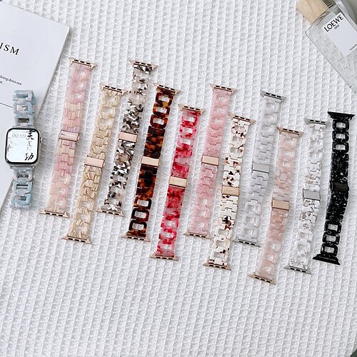 1PC Smart Watch Band Compatible with Apple iWatch 38/40/41mm 42/44/45/49mm Resin Adjustable Breathable Classic Clasp Sport Band for iWatch Smartwatch Strap Wristband for Series 8 7 6 5 4 3 2 1 SE
1PC Smart Watch Band Compatible with Apple iWatch 38/40/41mm 42/44/45/49mm Resin Adjustable Breathable Classic Clasp Sport Band for iWatch Smartwatch Strap Wristband for Series 8 7 6 5 4 3 2 1 SE