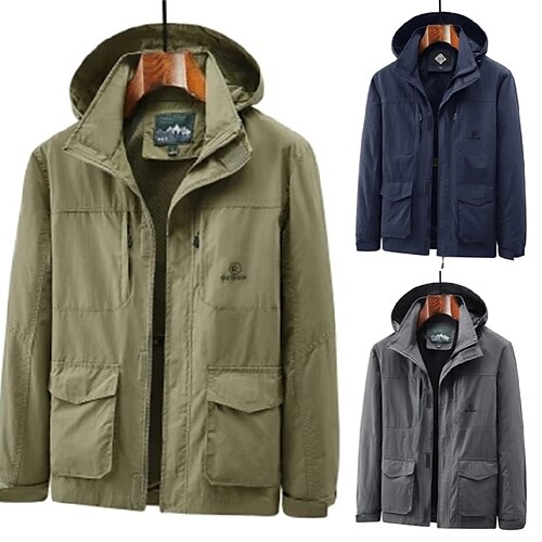 Men's Casual Jacket Winter Jacket Training Outdoor Daily Spring Fall Regular Coat Regular Fit Windproof Warm Sporty Chic Modern Jacket Long Sleeve Word Full Zip Blue Gray Khaki
Men's Casual Jacket Winter Jacket Training Outdoor Daily Spring Fall Regular Coat Regular Fit Windproof Warm Sporty Chic Modern Jacket Long Sleeve Word Full Zip Blue Gray Khaki