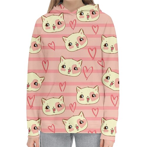 Kids Girls' Hoodie Animal Outdoor 3D Print Long Sleeve Pocket Fashion 3-13 Years Winter Pink
Kids Girls' Hoodie Animal Outdoor 3D Print Long Sleeve Pocket Fashion 3-13 Years Winter Pink